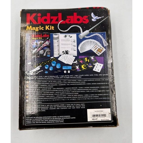4M Kidz Labz Magic Kit Tricks Assortment Toy Over Age 8 - Picture 4 of 16